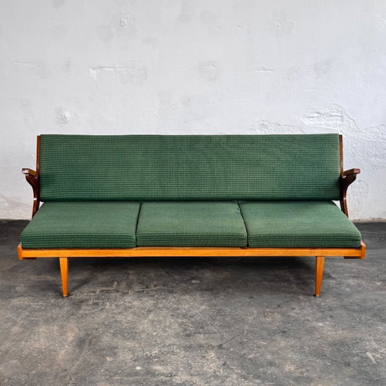 Image 1 of Mid-Century Convertible Sofa by Opp Drevovyroba, 1970s