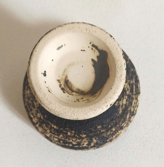 Image 1 of Bowl-shaped candlestick by Pieter Groeneveldt 1960s Height 9 cm