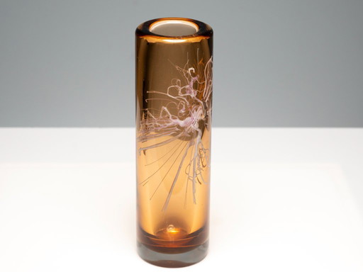 Glass Vase, Petr Hora, 1970s, Czechoslovakia