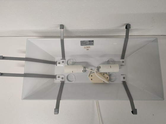 Image 1 of Applique murale Gyllen design Ikea vintage des années 90 blanc/blanc gris (design par Julia Treutiger)