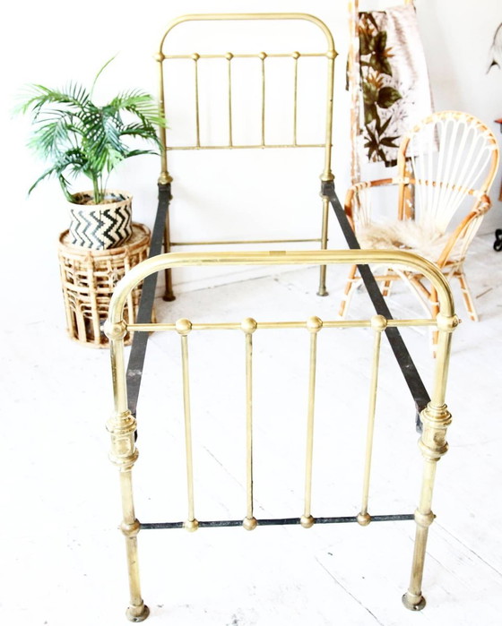 Letto da giorno vintage francese in ottone, anni '60 – Letti da giorno (photo 6 of 17)