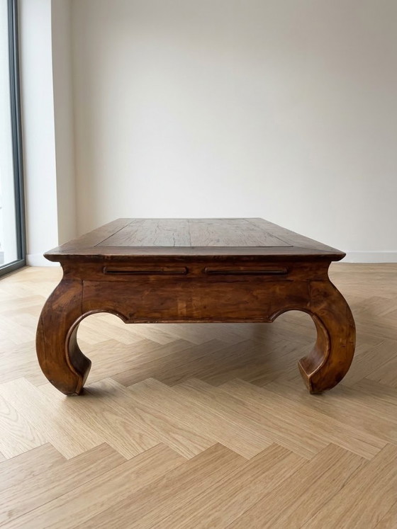 Antiker Couchtisch aus Massivholz – Orientalischer Stil – Couchtische, Wood (photo 3 of 5)