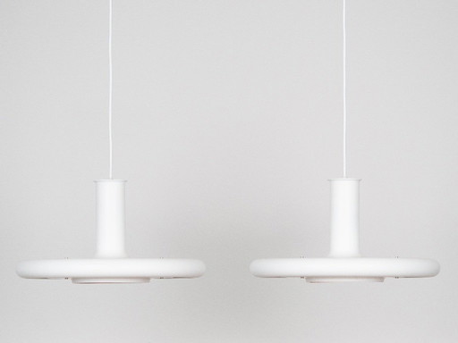 Coppia di lampade vintage danesi di Hans Due, Fog og Morup, anni '70