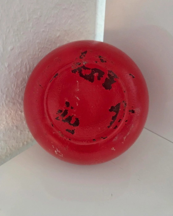 Set of 3 Mid Century Spherical Vases, Various Conditions – Glass (photo 6 of 11)