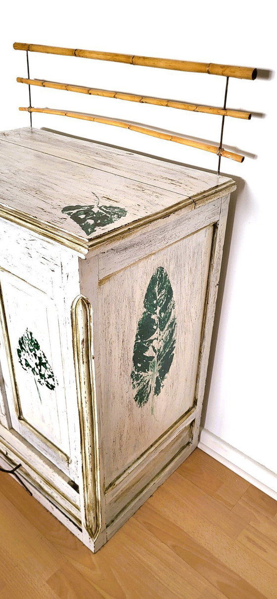Image 1 of Elegant small patinated sideboard