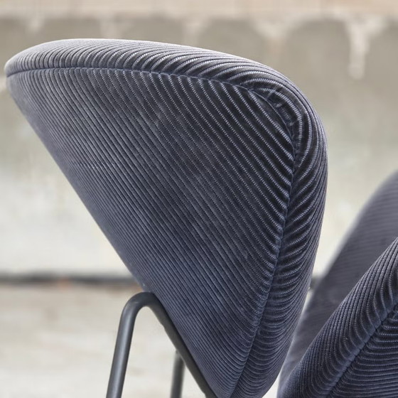 Artifort Orange Slice, Pierre Paulin, Lounge design chair – Armchairs, polished steel, Velvet, Vintage (photo 7 of 15)