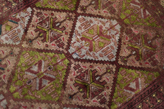 Image 1 of Tappeto Ersari orientale turkmeno vintage tessuto a mano, anni '50