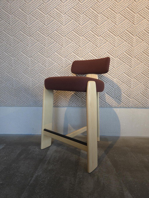 Andreu World Oru Barstool BQ2275 Patricia Urquiola Kvadrat Tonus 374