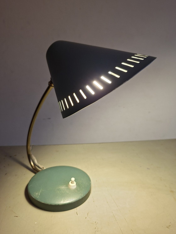 Lampada da scrivania Mid-century suggestiva – Lampade da tavolo, Metal, Brass (photo 9 of 11)