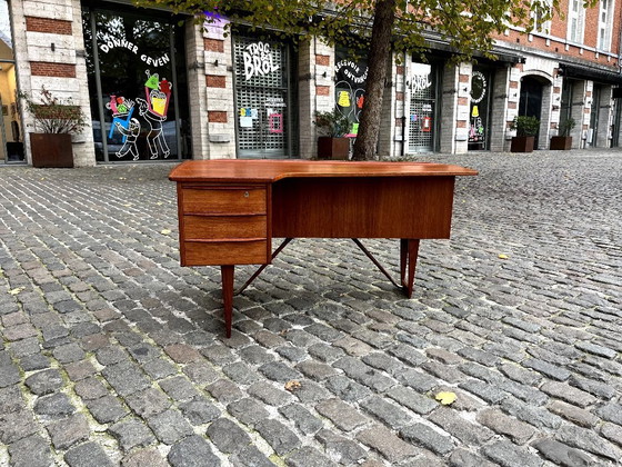 Image 1 of Bureau "Boomerang", di P.Løvig Nielsen, Danimarca, anni '50-'60