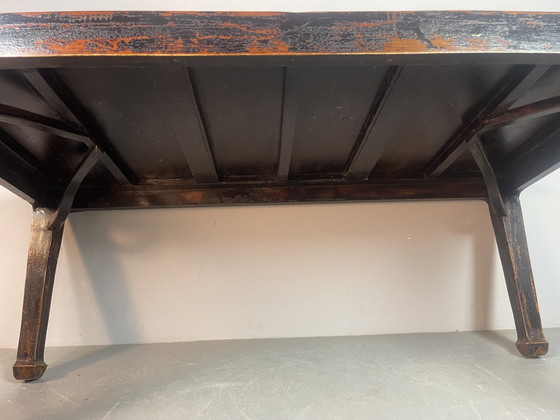 18th Century Chinese Qing Dynasty Black Lacquer Altar Table, China, 1700s. Ref. DT2000 – Dining tables, Wood (photo 15 of 15)