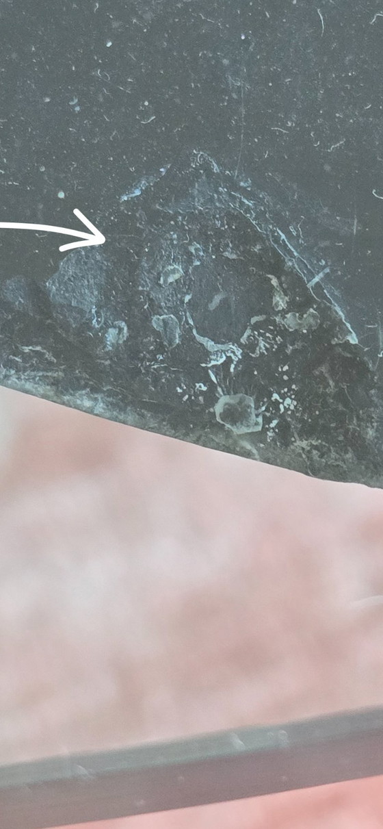 Image 1 of Offered: K1000 coffee table in original condition. A very small chip at the top of the foot.