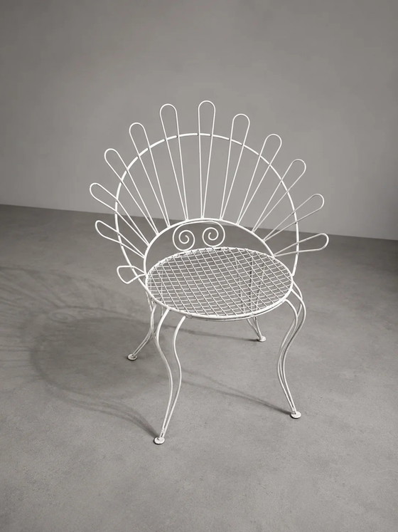 Set da pranzo da giardino in ferro battuto, Italia 1960 – Glass, Italian Design (photo 3 of 7)
