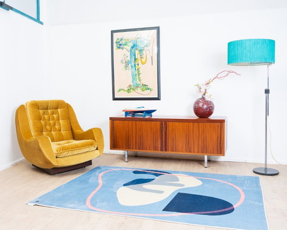 Image 1 of 1970s sideboard with sliding doors