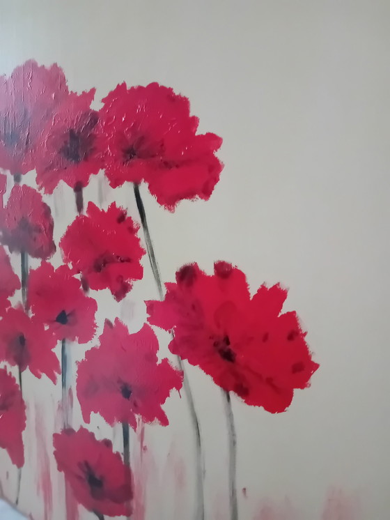 Image 1 of Peindre des coquelicots