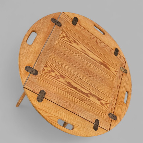 Image 1 of Engels vintage butler dienblad bijzettafeltje Engeland