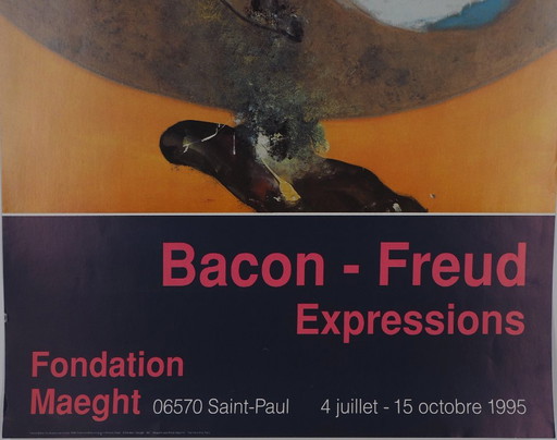 Francis Bacon : Le Combat de Taureau, Affiche Originale d’Époque – posters, Paper (photo 2 of 7)