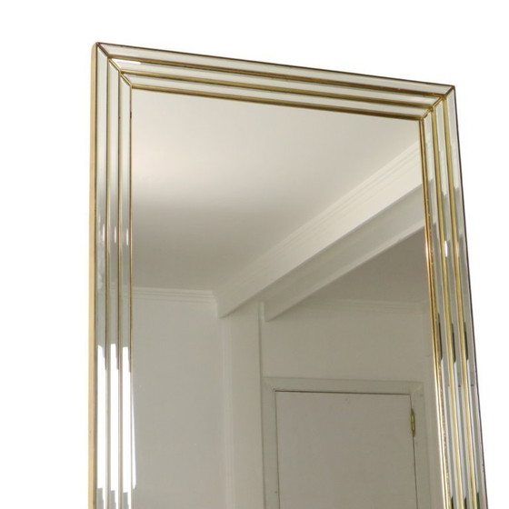Image 1 of Zeldzame Design Spiegel met Console Zilver Goud Deknudt