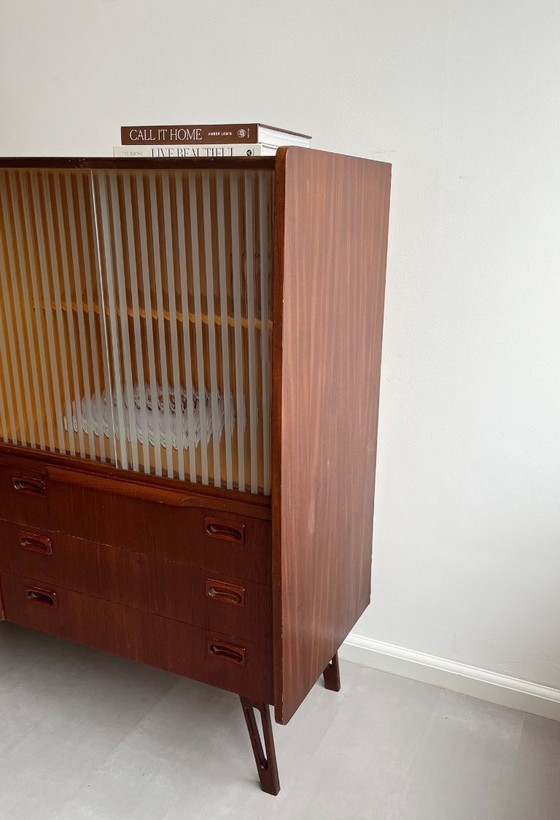 Image 1 of Credenza alta vintage in teak, anni '60