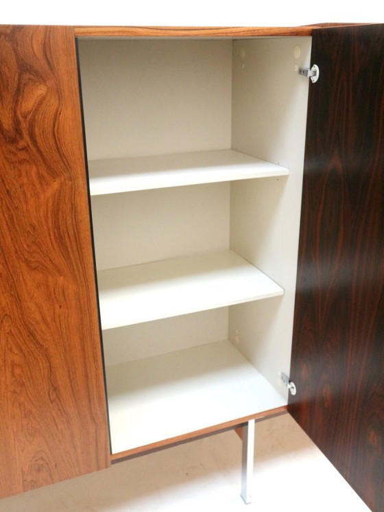 Image 1 of Uniek vintage design dressoir van palissander met bargedeelte uit de jaren ’60