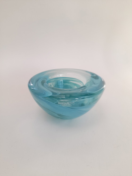 Image 1 of Portacandele Atoll di Anna Ehrner per Kosta Boda