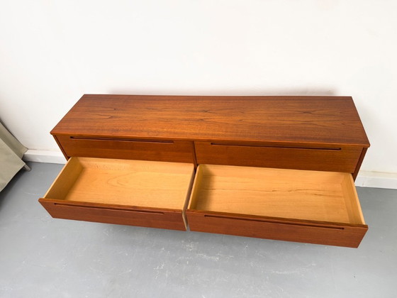 Large Teak Chest of Drawers from Tørring / HJN Møbelfabrik, 1960s – Sideboard, Wood (photo 10 of 25)