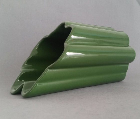 Image 1 of Postmoderne/Space-Age-Keramikvase von Form DeVaux France aus den 1970er Jahren – eine echte Rarität