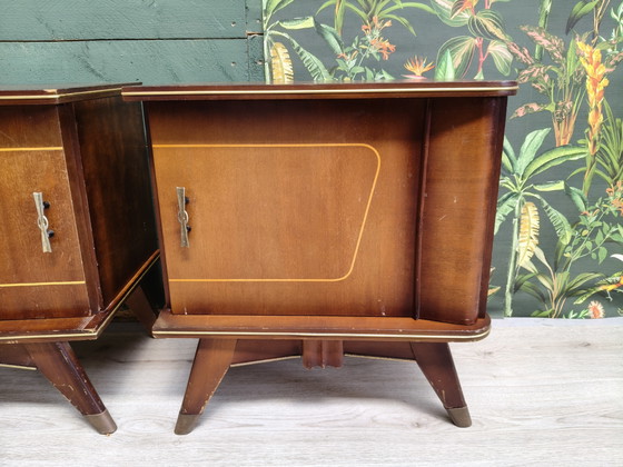 Vintage Nightstands – Metal, Wood (photo 3 of 10)