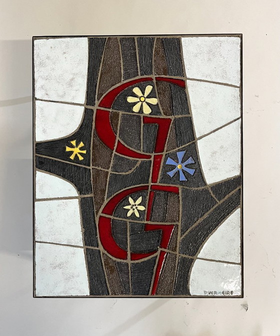 Image 1 of Tavolino in ceramica di Paul Vermeire per Perignem, Belgio, anni '60