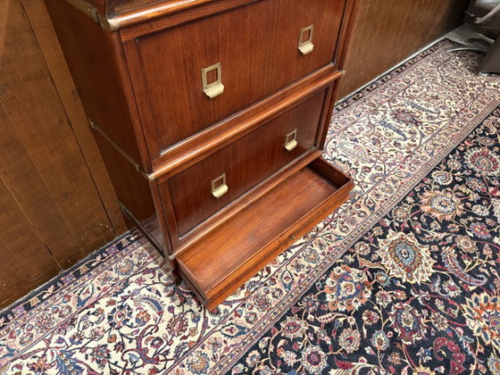 Cassettiera Originale Globe Wernicke – Mobili archivio, Legno, Ottone (photo 8 of 10)