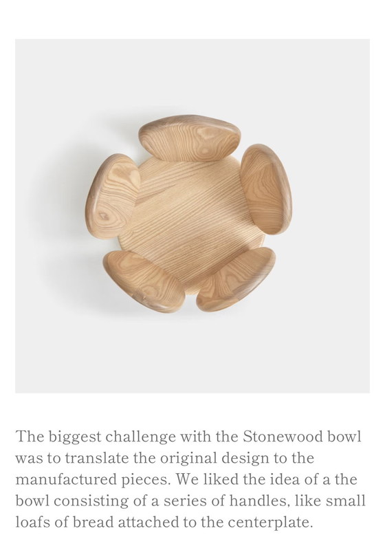 Image 1 of Umbra Shift Stonewood Bowl - design Jonas Ravlo Stokke