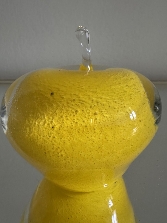 Image 1 of Mela in vetro soffiato IVV, Italia anni '70