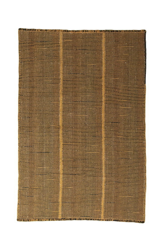 Image 1 of Hand-woven designer kilim Fars - 249 X 171 Cm - Modern stripe pattern - New