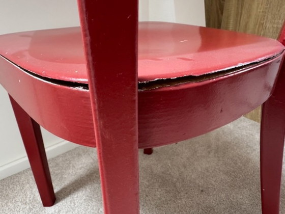 Set van 8 originele vintage Horenglarus stoelen – Zwitsers design – Horgenglarus, Eetkamerstoelen, Wood (photo 17 of 29)