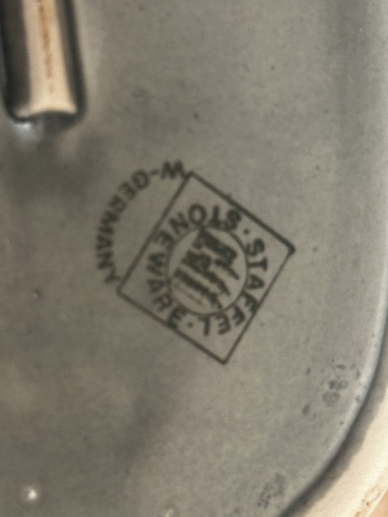 Image 1 of Staffel Steingut Fischterrine oder Heringstopf - Westdeutschland