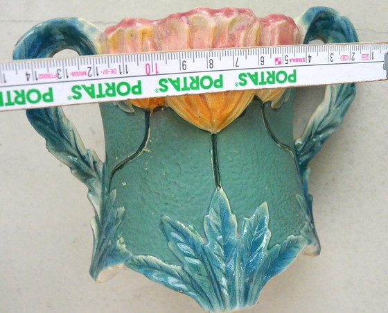 Image 1 of Thulin Pottery - 2 Vazen - #288 - Earthenware - Pair of Art Deco Vases