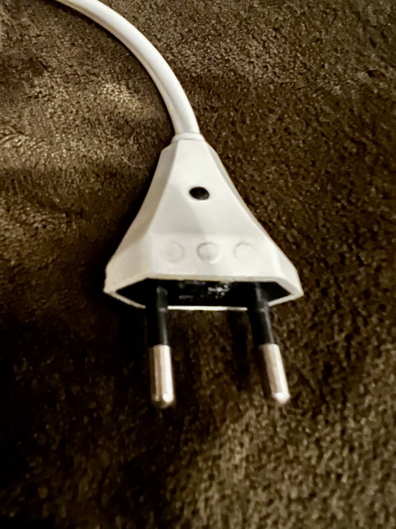 Lampada da tavolo vintage in ceramica di metà secolo Hustadt Leuchten anni '70 con paralume originale (photo 9 of 9)