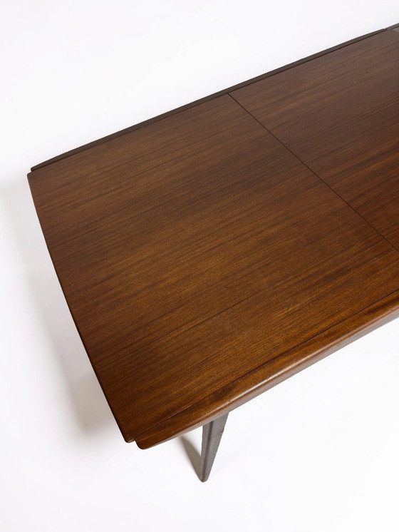 Image 1 of Vintage extendable teak dining table from Topform, 1960s