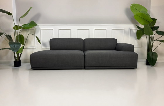 Image 1 of Muuto Connect Canapé Grau Stoff Ecksofa Canapé Modulaire