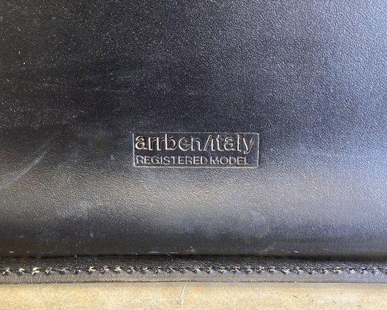 Image 1 of 4 sedie vintage in pelle Arrben Italy Georgia