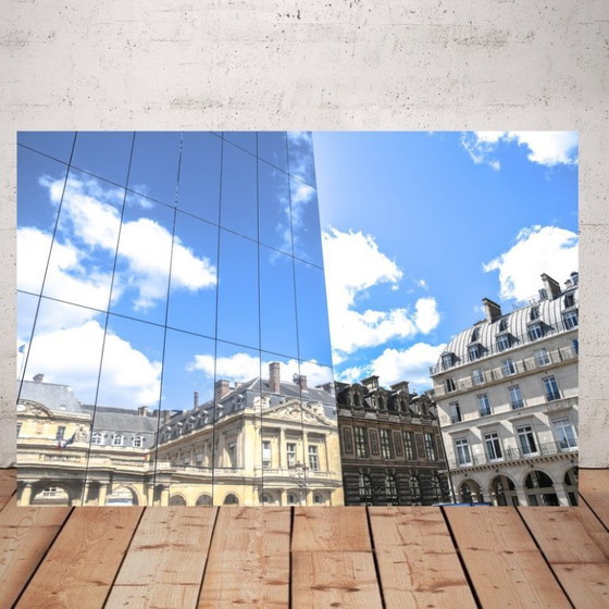Image 1 of Photo printed on plexiglass / The Louvre / Paris / Photo of Paris / Paris street