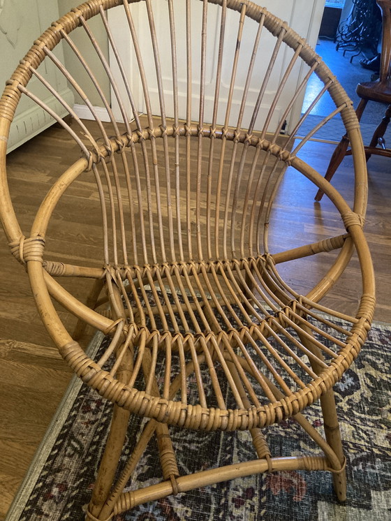 Image 1 of 60er Bambus Sessel vintage origineel - Franco Albini