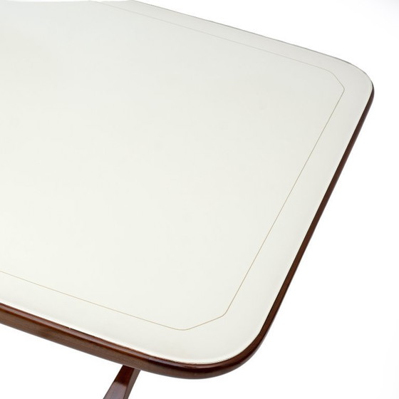 Image 1 of Table à manger italienne moderne du milieu du siècle attribuée à Paolo Buffa, années 1950