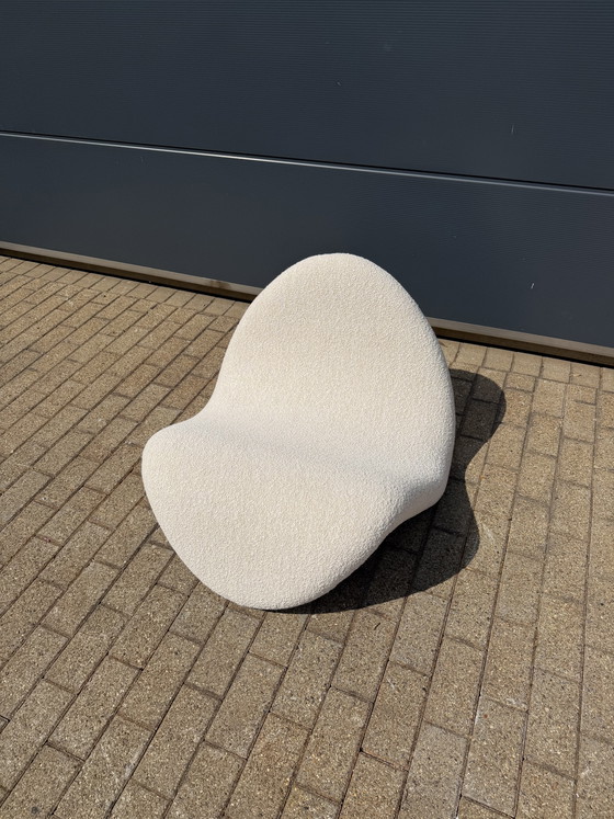 Image 1 of 2x Artifort Tongue F577 Pierre Paulin Beige Bouclé ¡¡MENTA CONDICIÓN!!