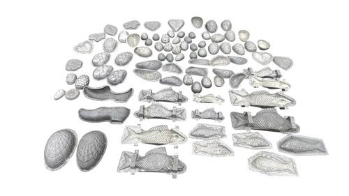 Moules à Chocolat Antiques en Métal, années 1900, Lot de 129 – Accessoires de cuisine, polished steel, Metal (photo 18 of 18)
