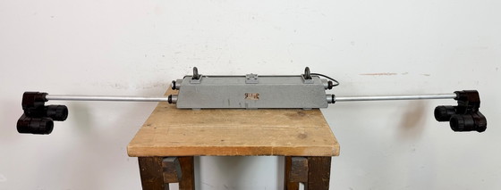 Image 1 of Lampada tubolare grigia industriale di Elektrosvit, anni '70
