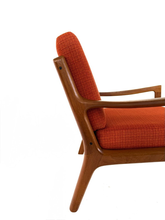 Image 1 of Vintage Deense teakhouten fauteuil, France & Son ‘70