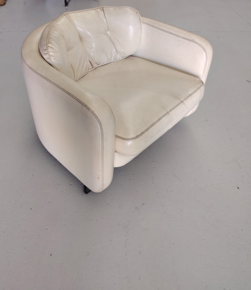 Fauteuil vintage en cuir