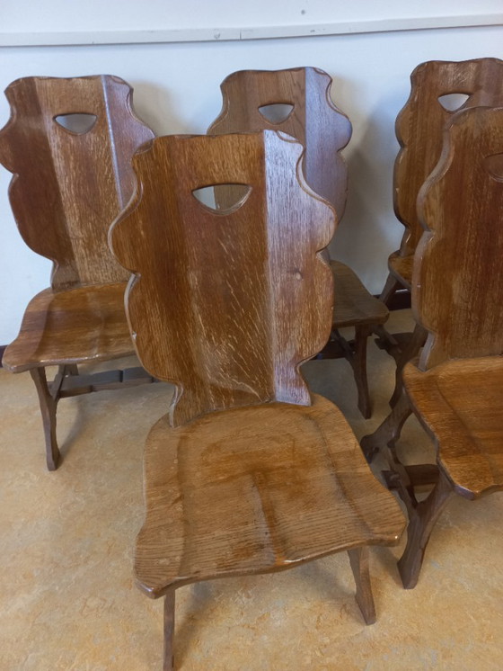 Image 1 of Sedie in stile brutalismo (5)
