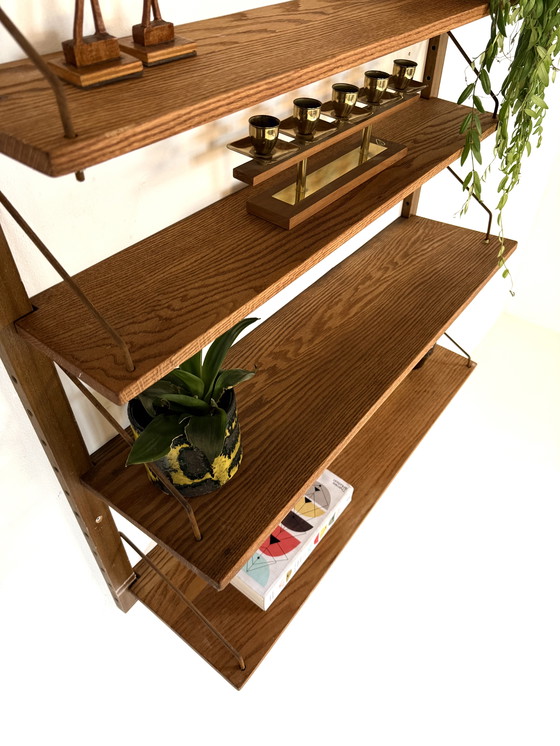 Image 1 of Vintage Danish teak wall system '60